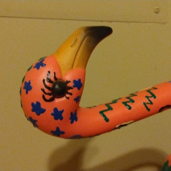 Hand Painted Funky Flamingo - Picture 6 of 7